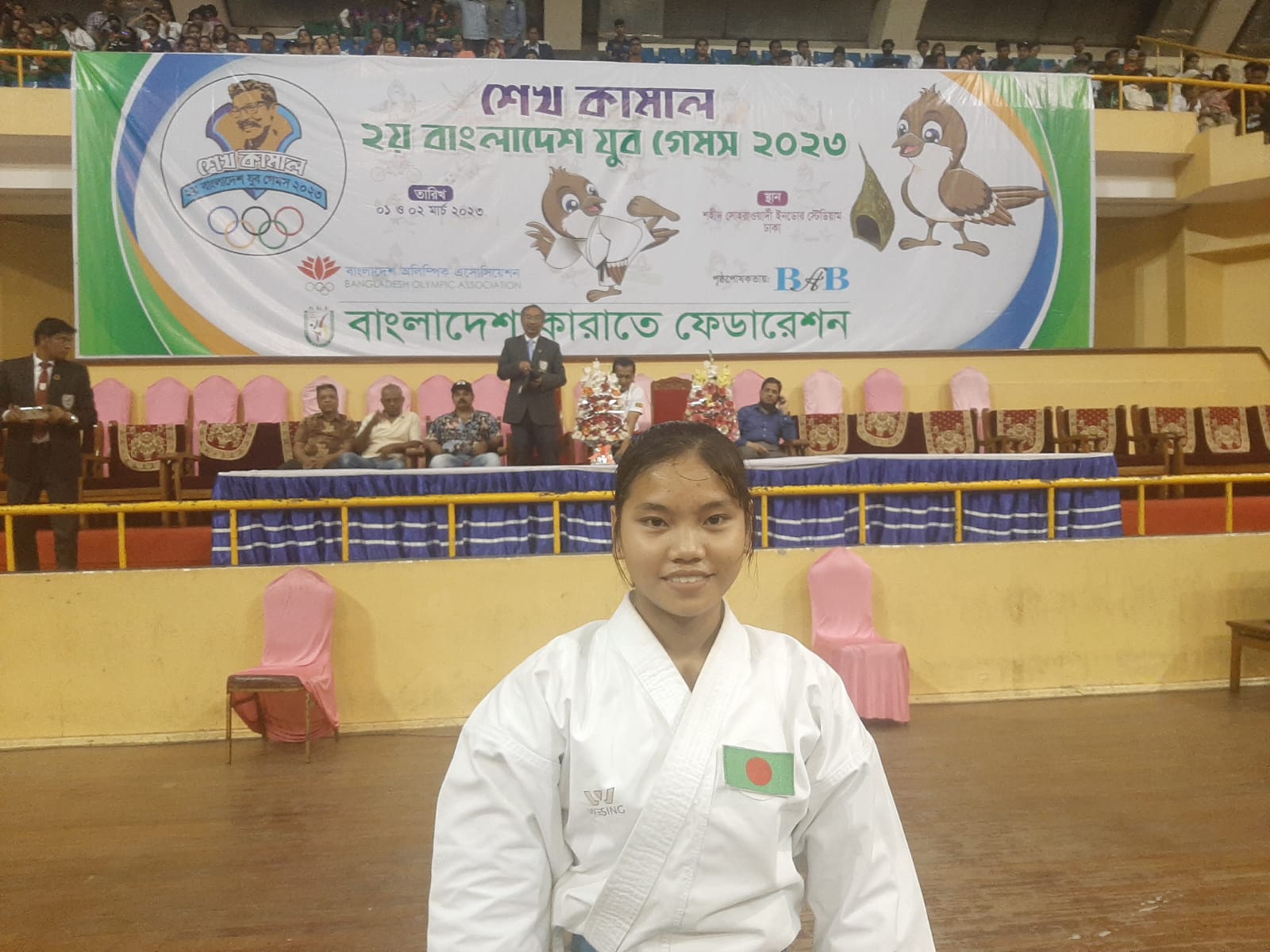 কারাতের প্রথম স্বর্ণ ম্রো’র